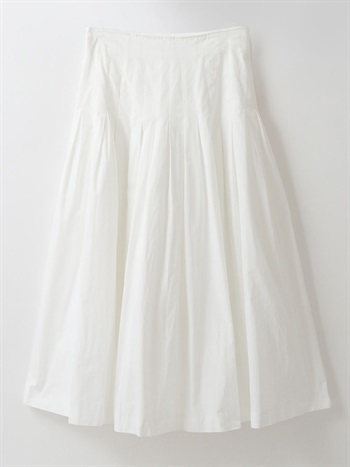Memory Twill Flare Skirt(01オフホワイト-１)