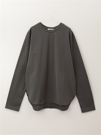 Cotton Jersey Pullover(10チャコールグレー-フリー)