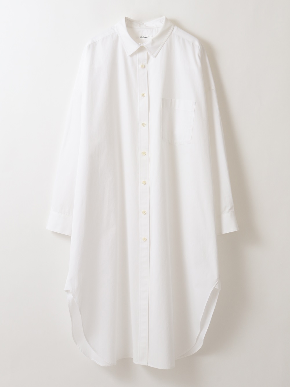 Basic long shirt(02ホワイト-フリー)