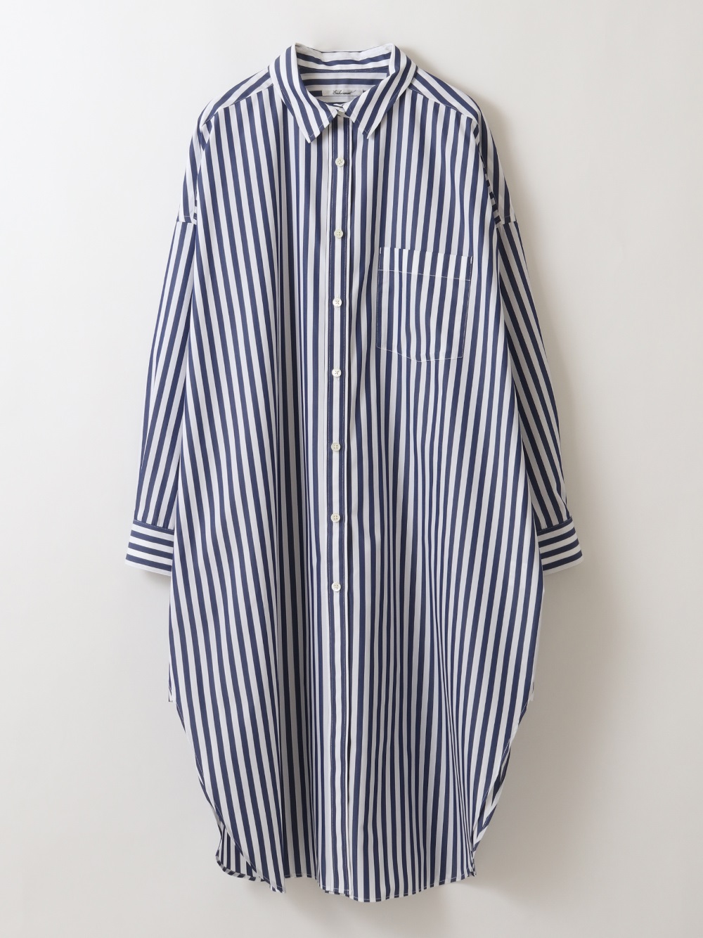 Basic long shirt(71ブルー-フリー)