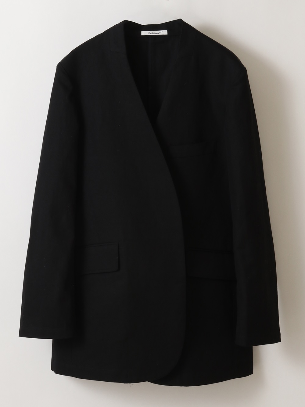 Simple Collarless Jacket(00ブラック-１)
