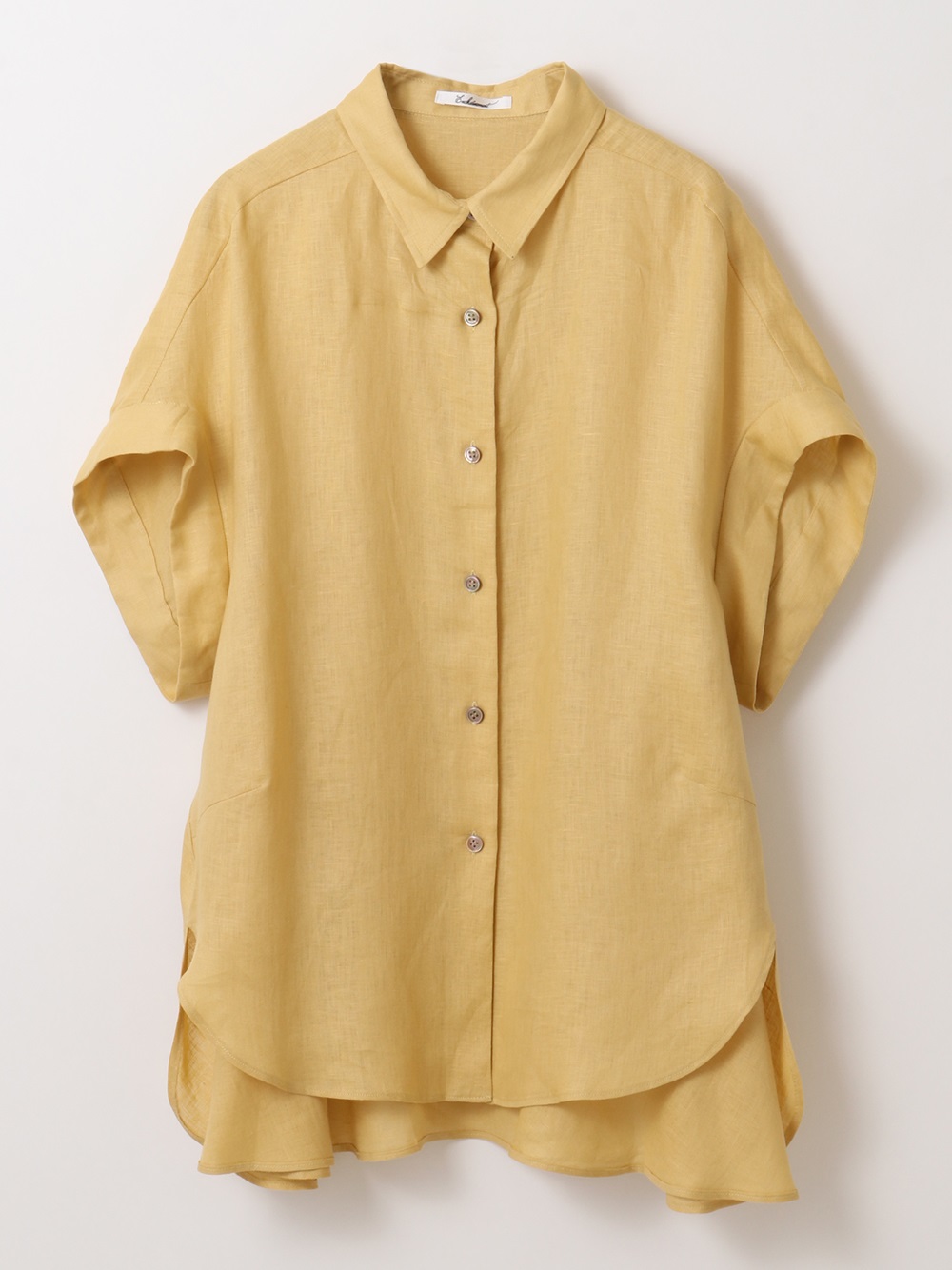 Linen Sleeveless Shirt(51イエロー-フリー)