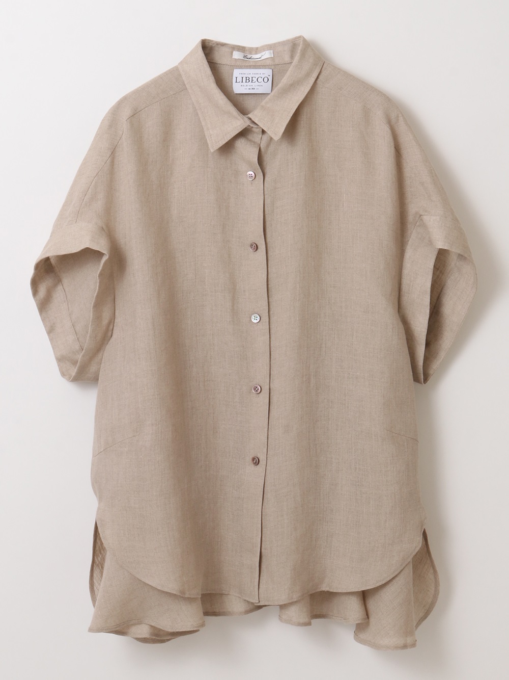 Linen Sleeveless Shirt(82ベージュ-フリー)