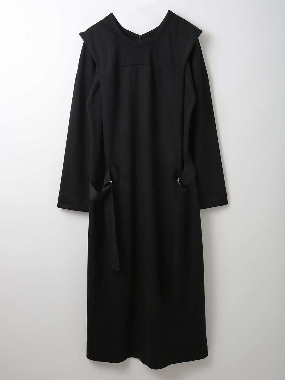 Long Sleeve Ponte Dress(00ブラック-フリー)