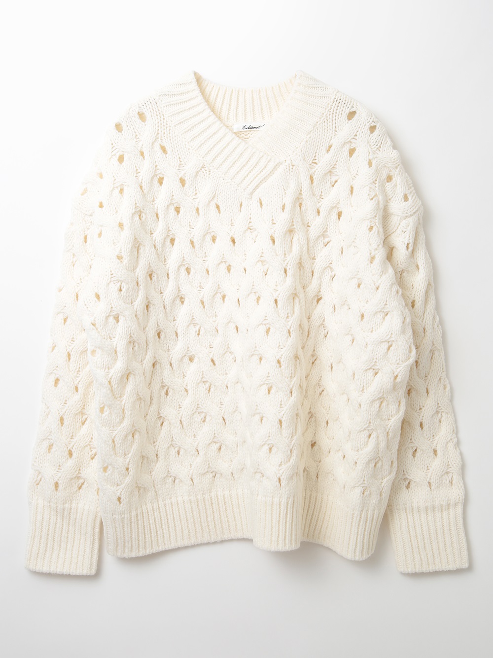 V-neck Sweater(01オフホワイト-フリー)