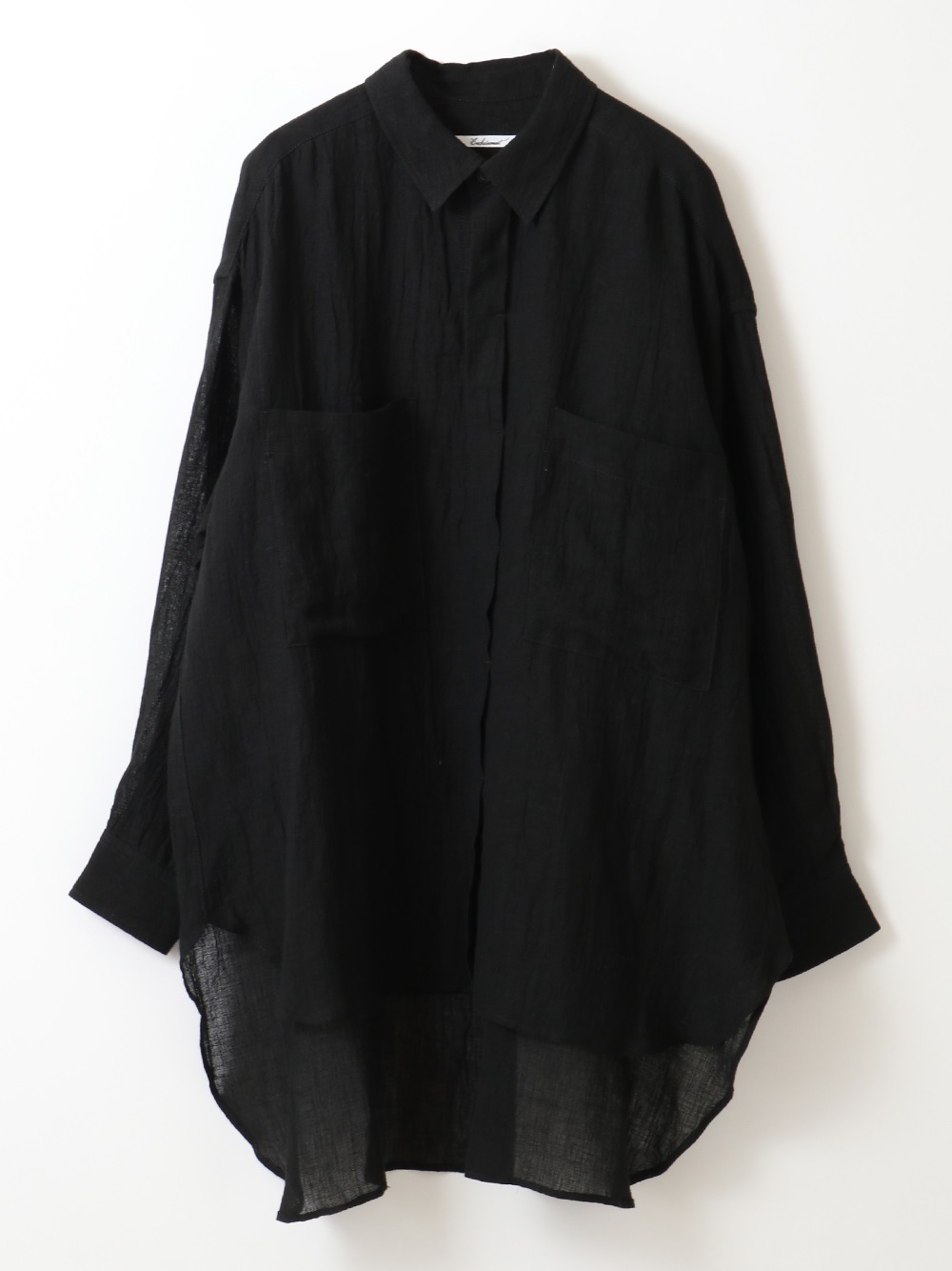 Sheer Oversize Shirt(00ブラック-フリー)