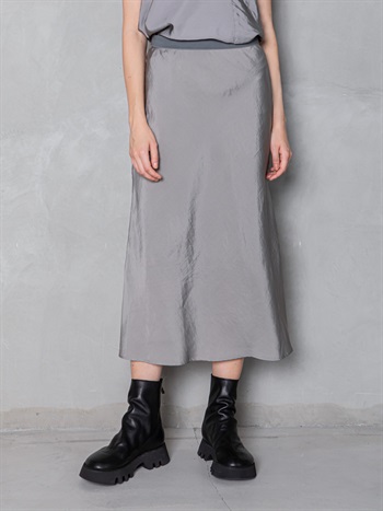 Side Slit Long Skirt