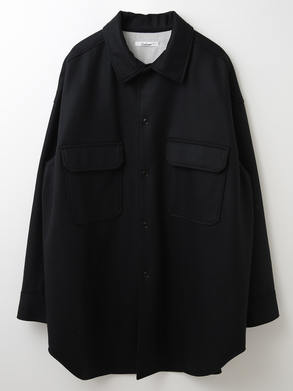 Wool Long CPO Shirt(00ブラック-フリー)