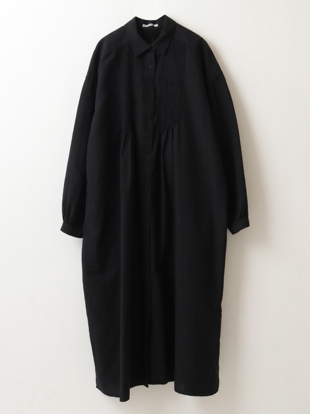 Pin Tuck Shirt Dress(00ブラック-フリー)