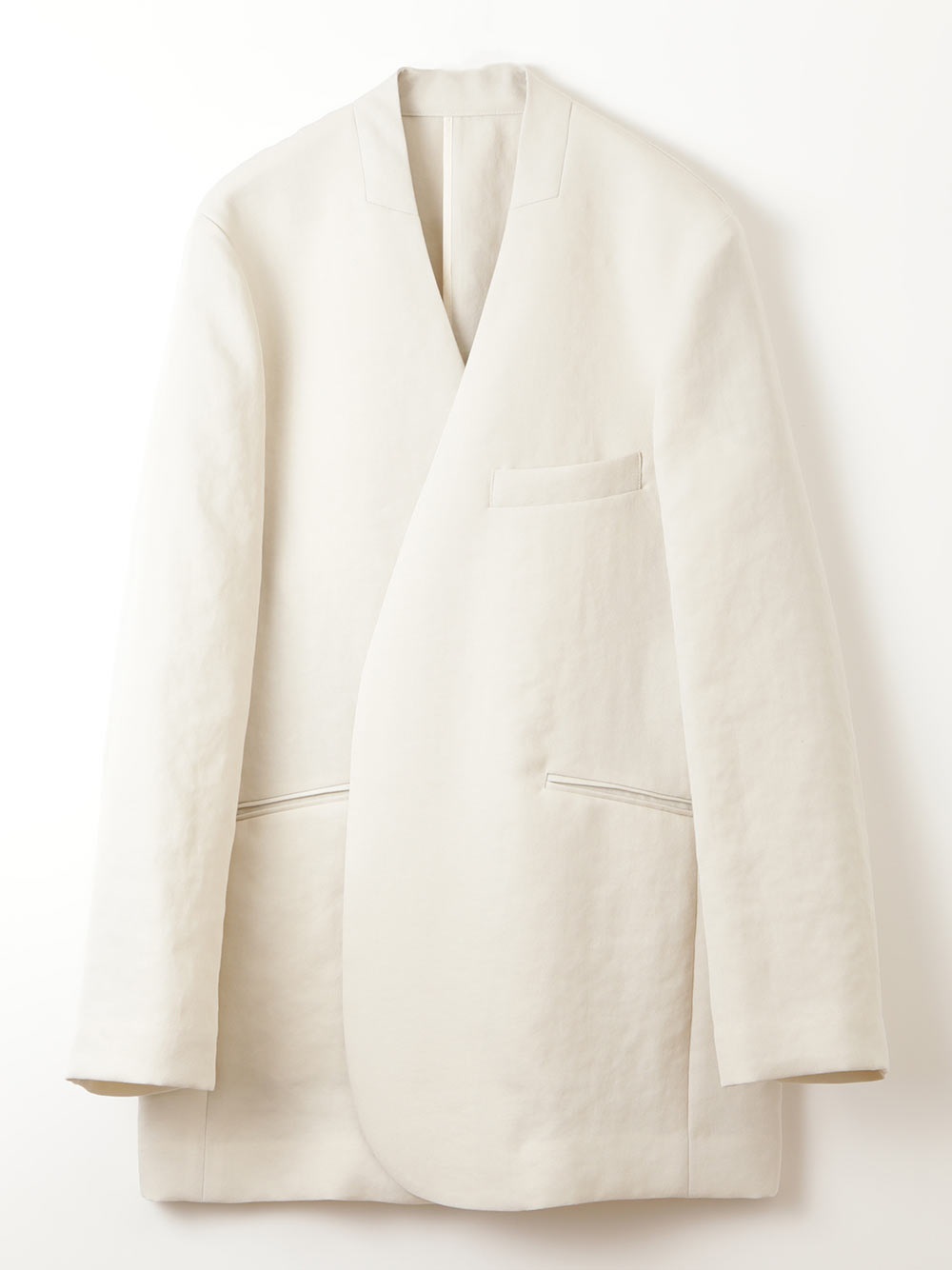 No-Collar Jacket(01オフホワイト-フリー)