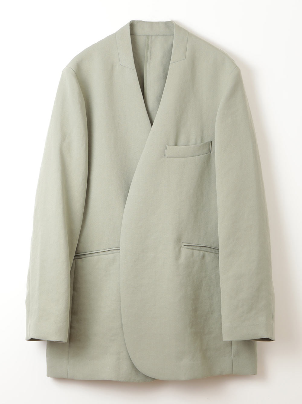 No-Collar Jacket(60モスグリーン-フリー)