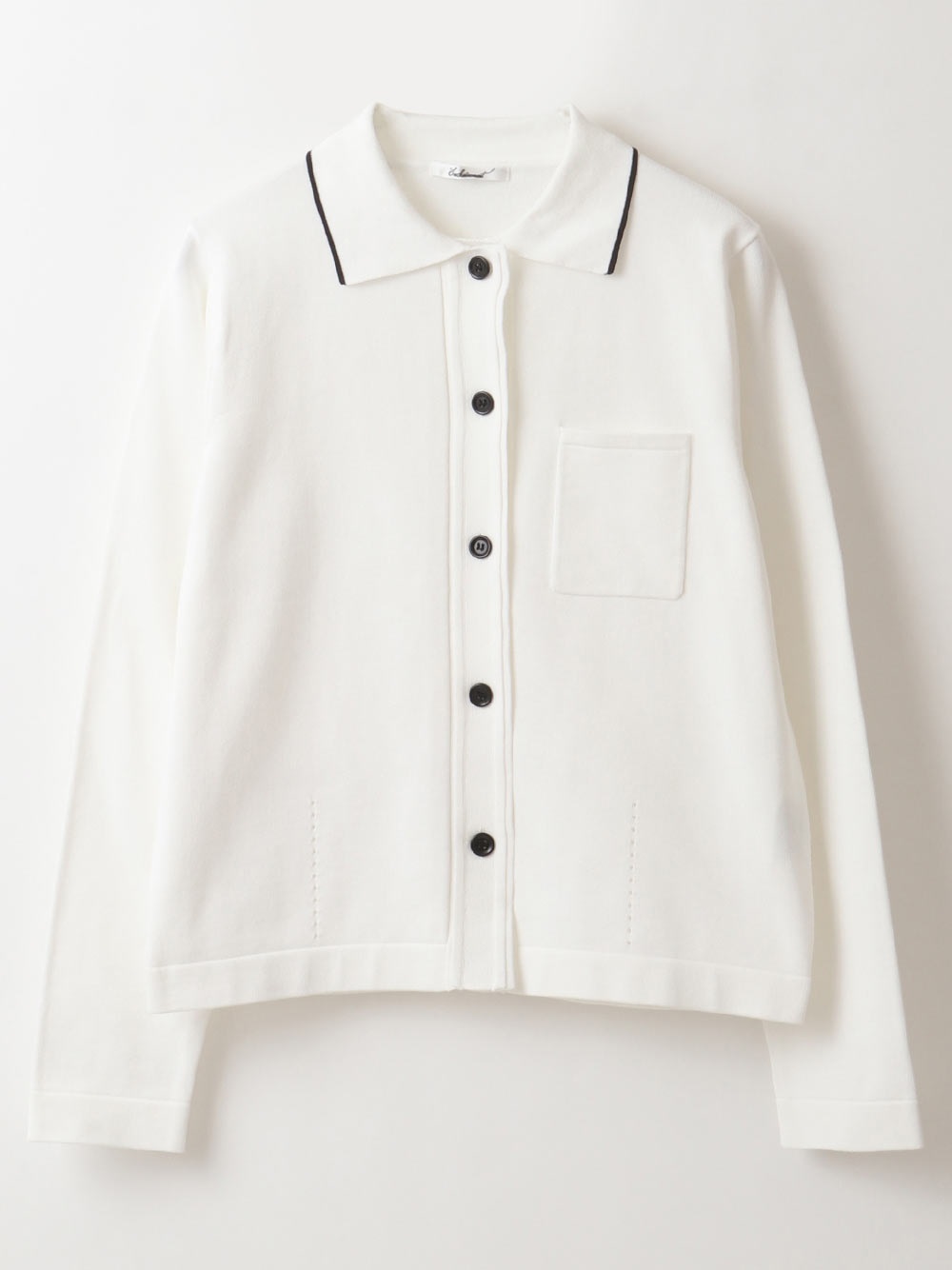 【Online Store  Limited Item】Polo Collar Cardigan(01オフホワイト-フリー)