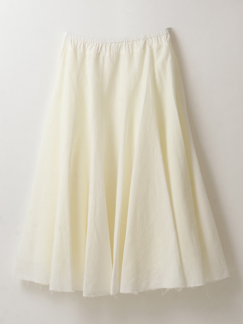 C/Linen Silk Flair Skirt(01オフホワイト-フリー)
