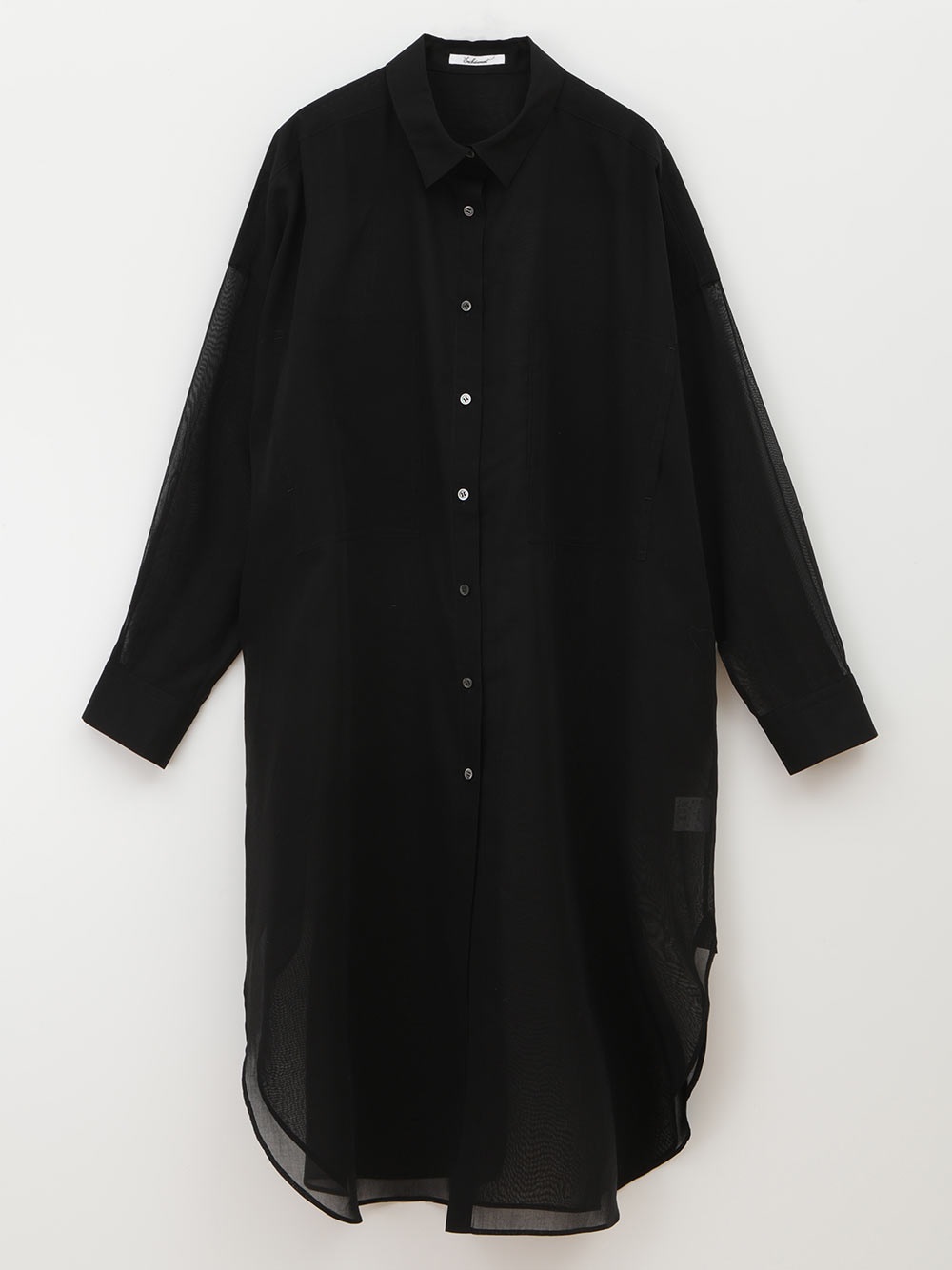 Organdy Shirt Dress(00クロ-フリー)