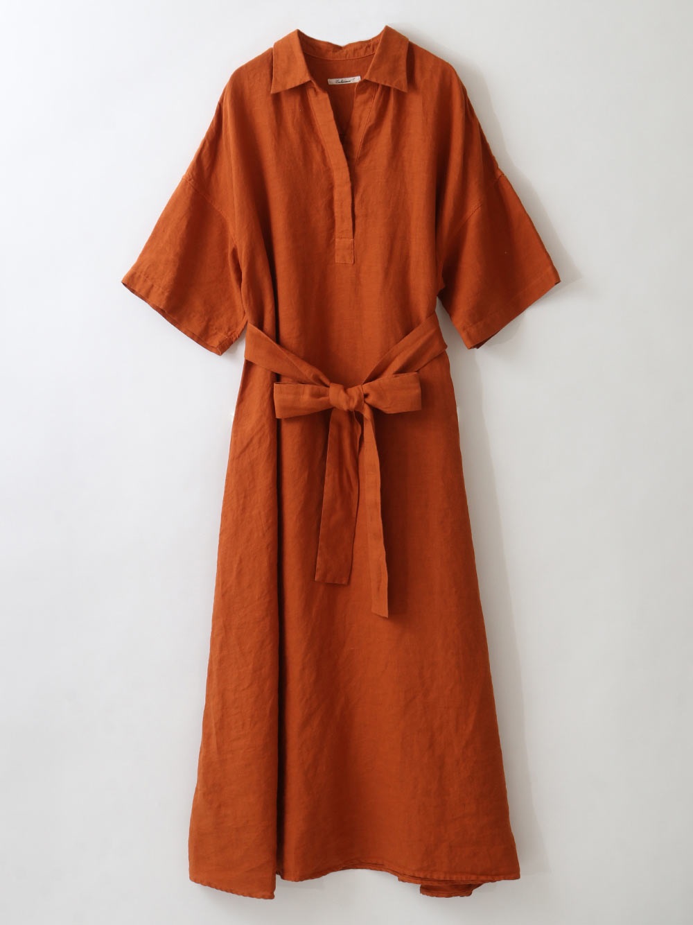 French Linen Skipper Dress(41オレンジ-フリー)