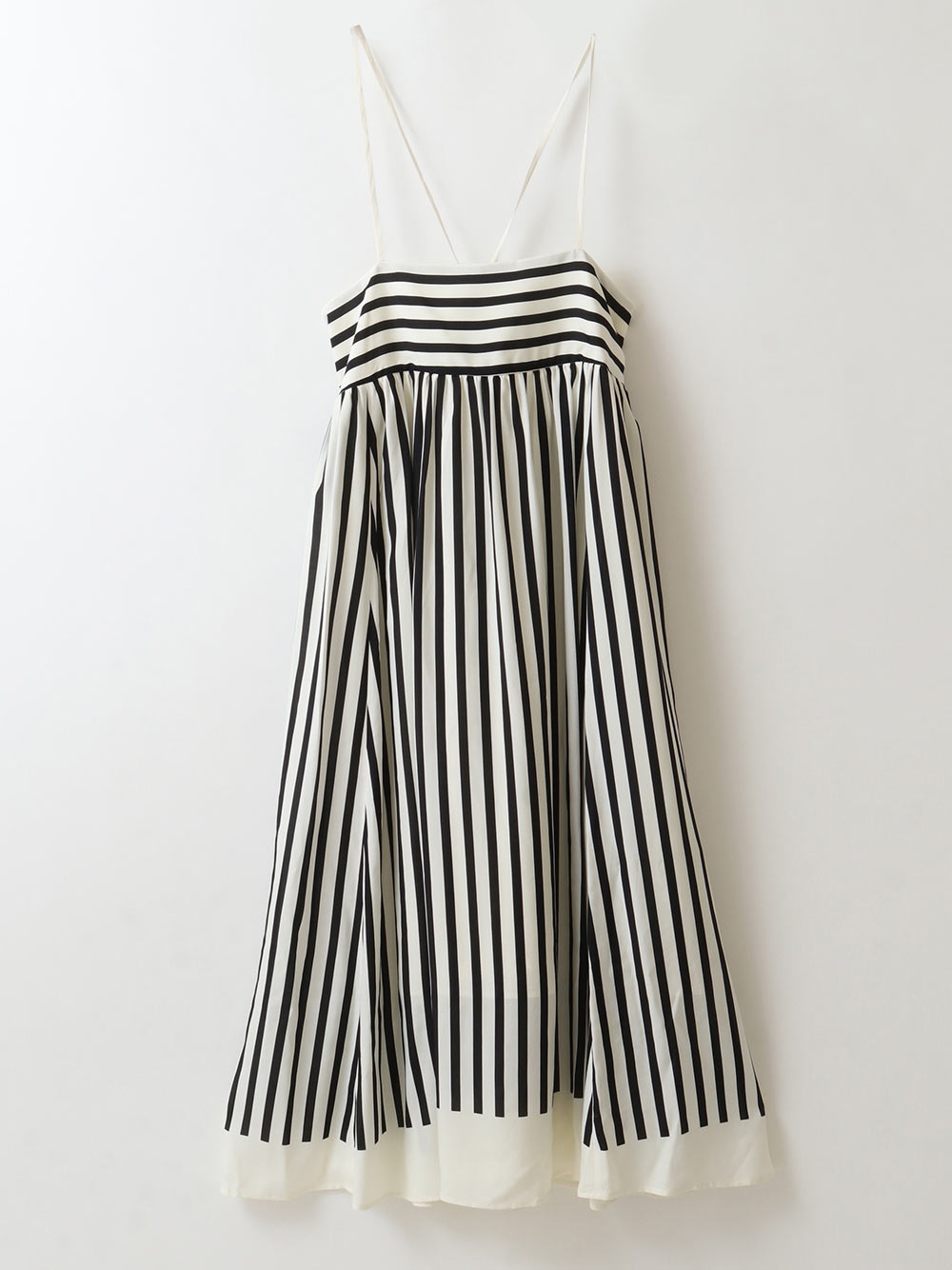 Panelled Stripe Dress(01オフホワイト-フリー)