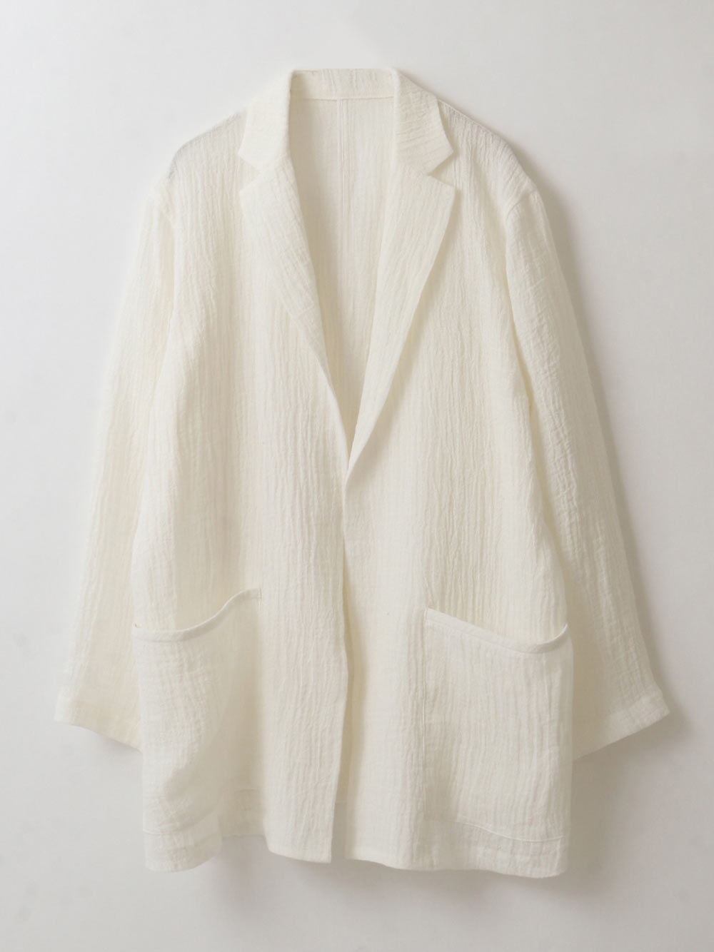 Linen Voile Tailored JK(02ホワイト-フリー)
