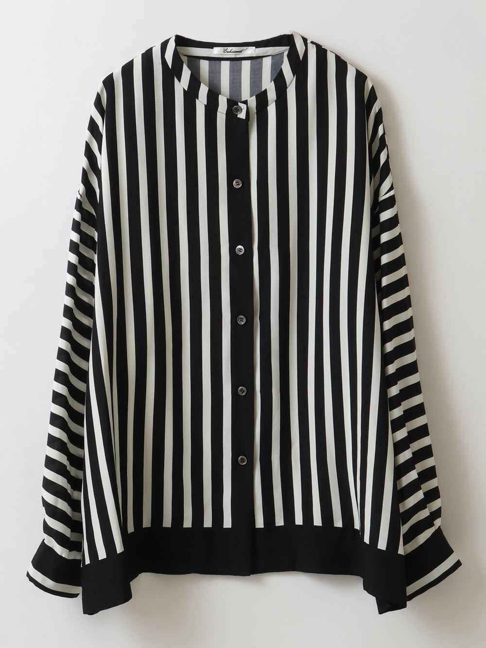 Panelled Stripe Shirt(00クロ-フリー)