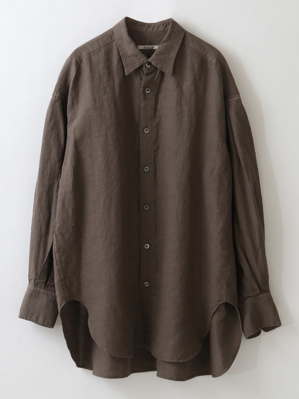 French Linen Relax Shirt(10チャコールグレー-フリー)