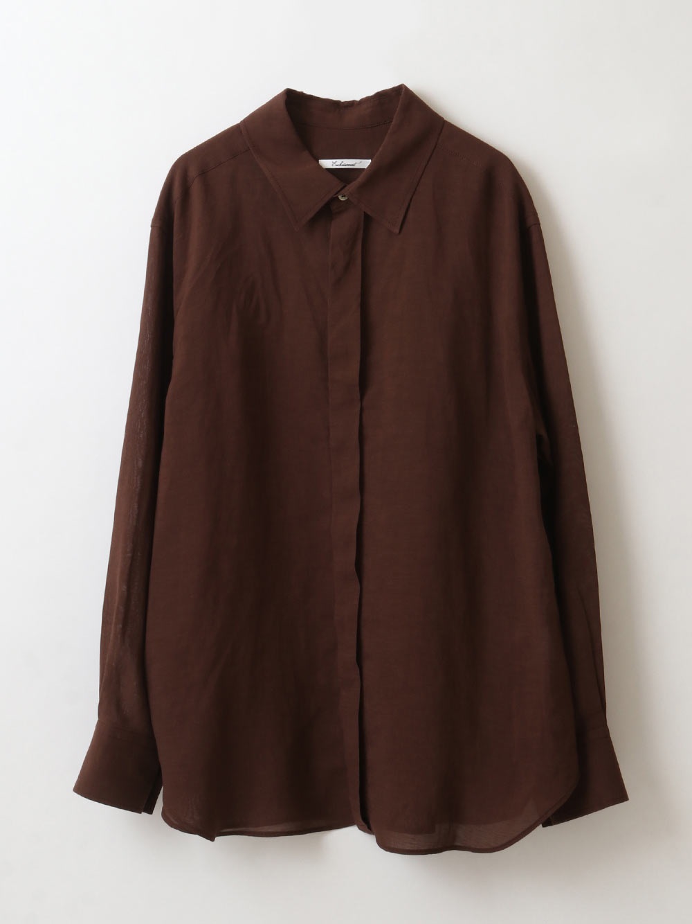Buttoned Sleeve Shirt(81チャ-フリー)