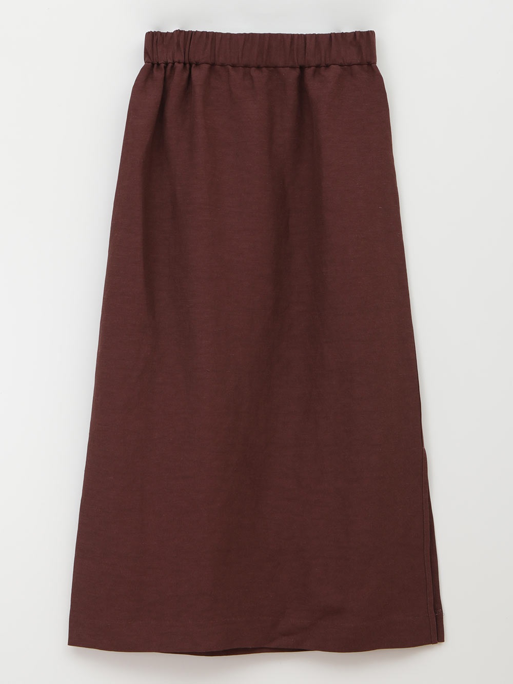 Linen Viscose  Skirt(35ボルドー-フリー)