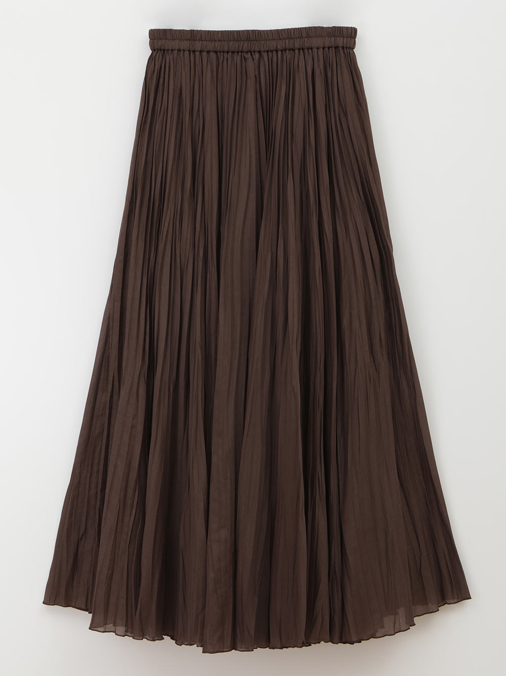 Silk Cotton Pleated Skirt(81チャ-フリー)