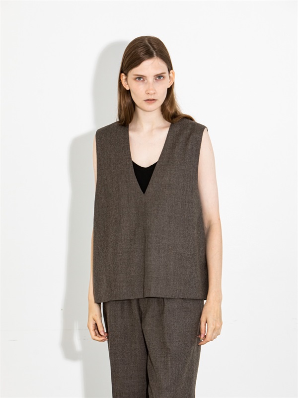 Wool Cotton Vest [Preorder]