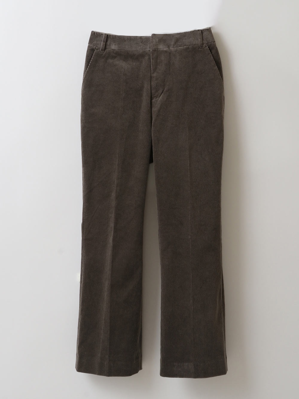 Corduroy Stretch Pants(10チャコールグレー-１)