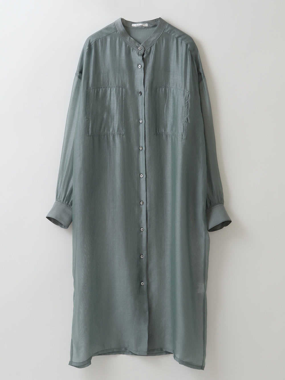 Organdy Shirt Dress [Preorder](71ブルー-フリー)