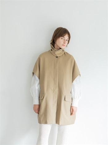 High Count Chambray Poncho [Preorder]