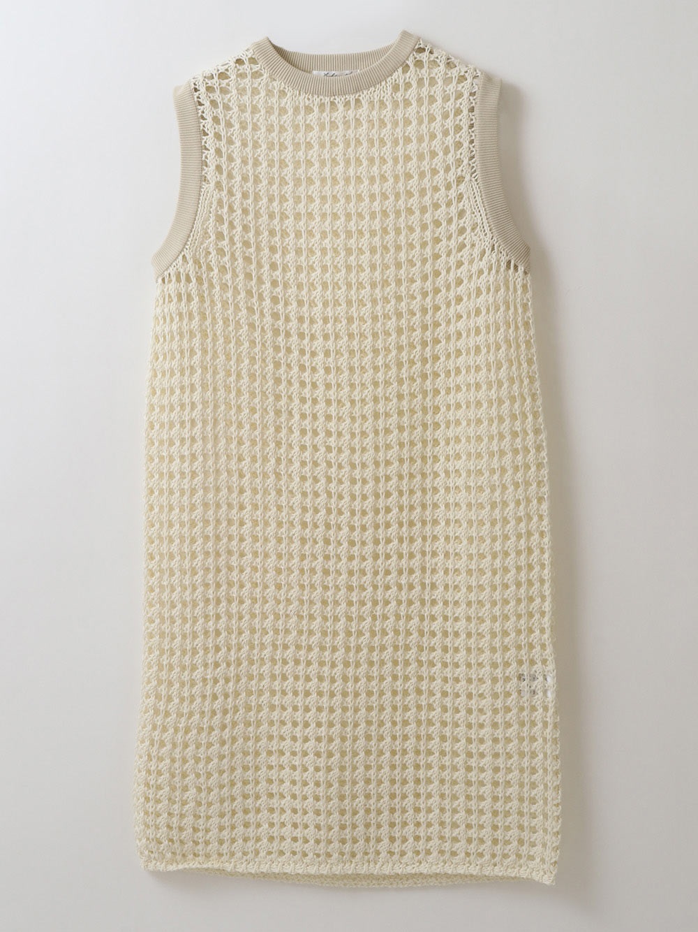 Pattern Knit Dress(01オフホワイト-フリー)