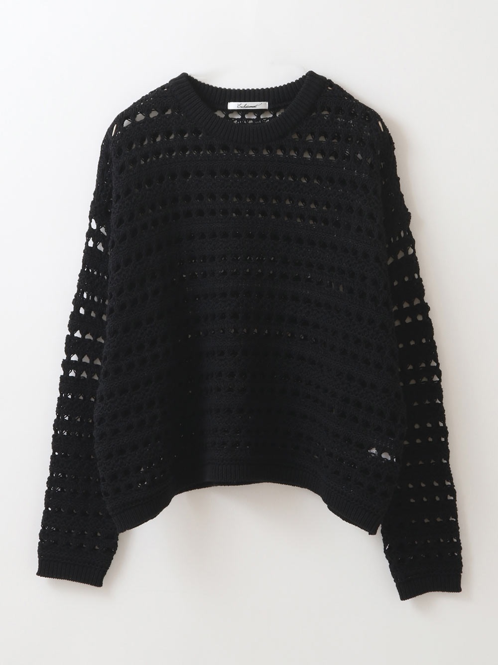 Pattern Knit Pullover(00ブラック-フリー)