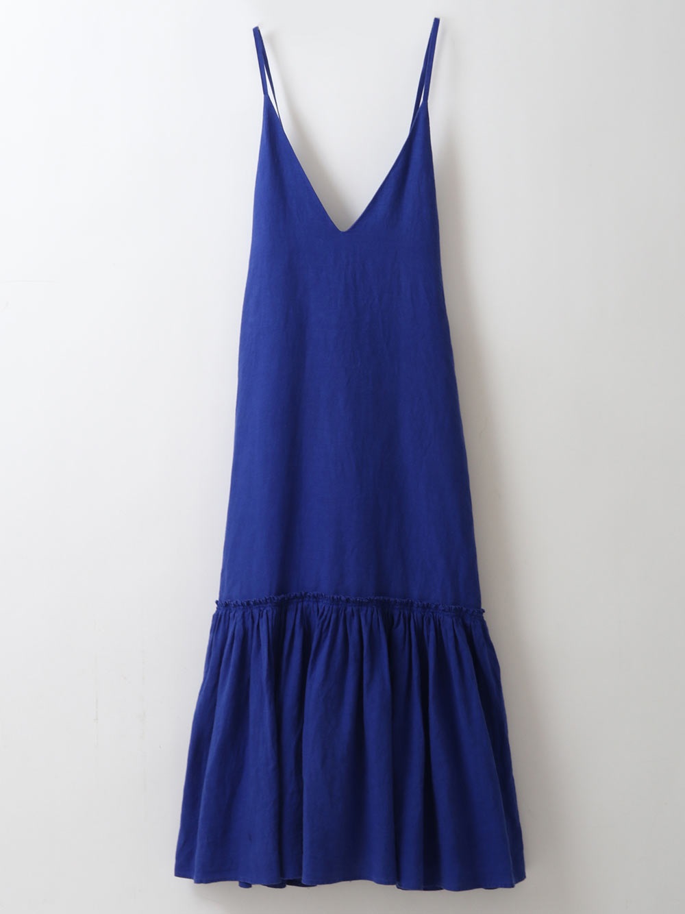 French Linen Strap Dress(71ブルー-フリー)