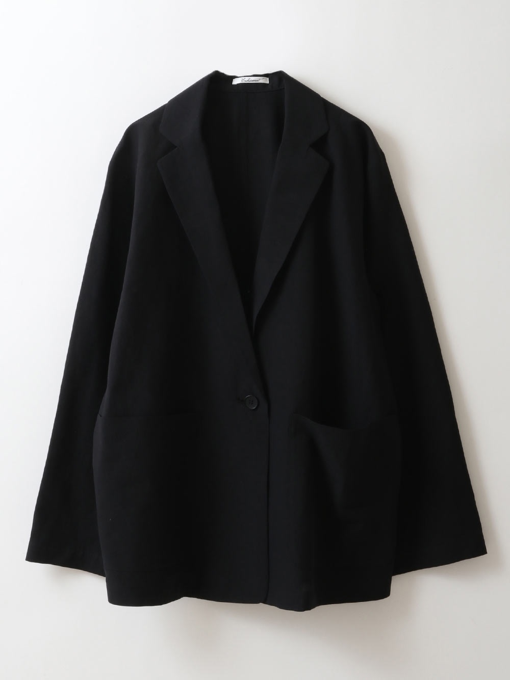 Silk Linen Tailored Jacket(00ブラック-フリー)