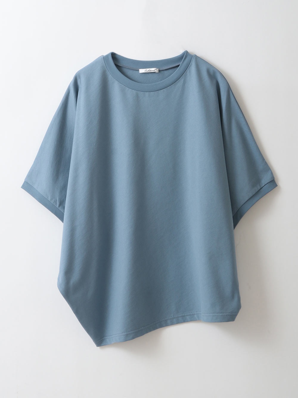 Asymmetric T-shirt(72サックス-フリー)