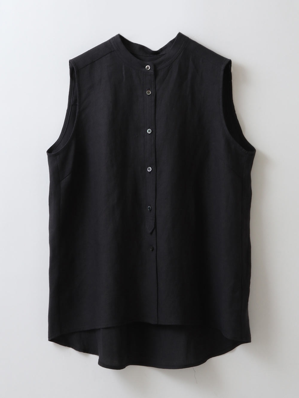 Hemp Sleeveless Shirt(00ブラック-フリー)