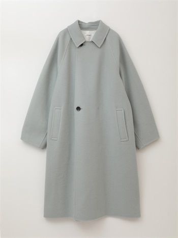 Double Faced Wool Long Coat(62ライトグリーン-フリー)