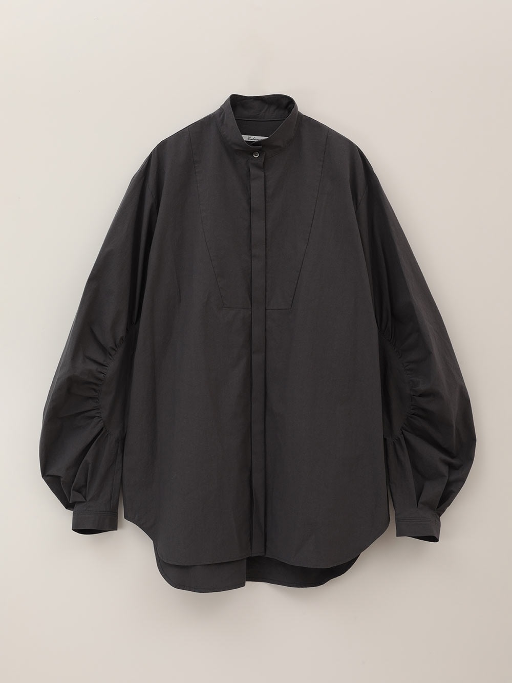 Volume Sleeve Buzam Shirt(10チャコールグレー-フリー)