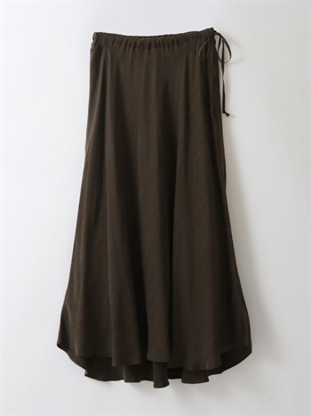 Cupro Fibril Skirt(60モスグリーン-フリー)