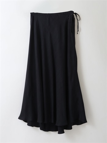 Cupro Fibril Skirt(70ネイビー-フリー)