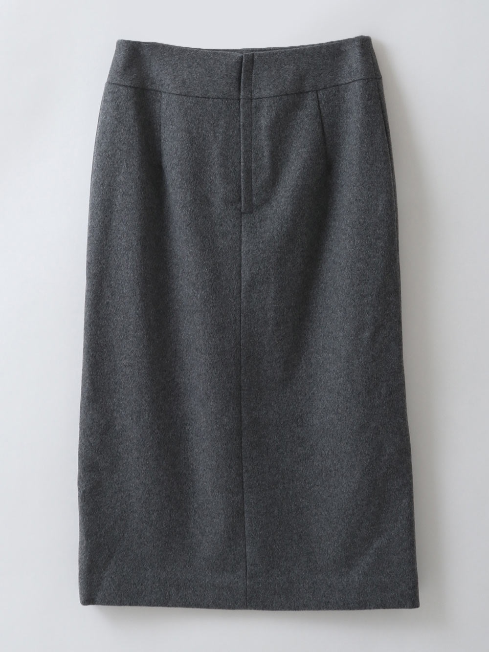 Cashmere Blend Tight Skirt(10チャコールグレー-フリー)