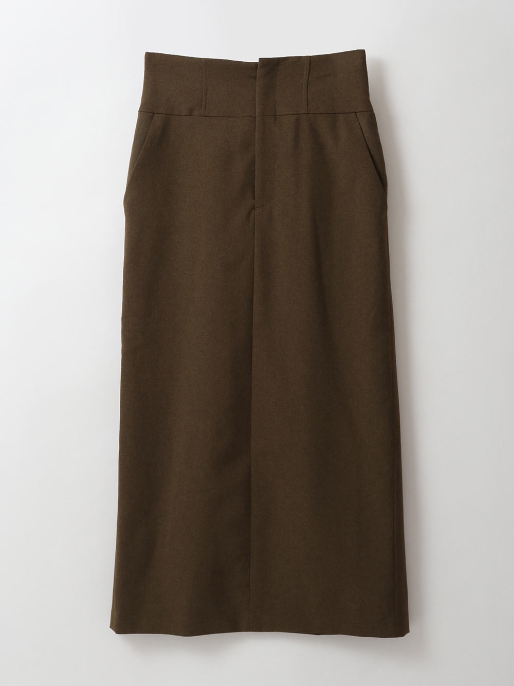 High Waist Tight Skirt(63カーキ-１)