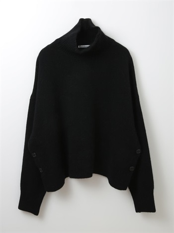 Wool  Turtleneck Knit(00ブラック-フリー)