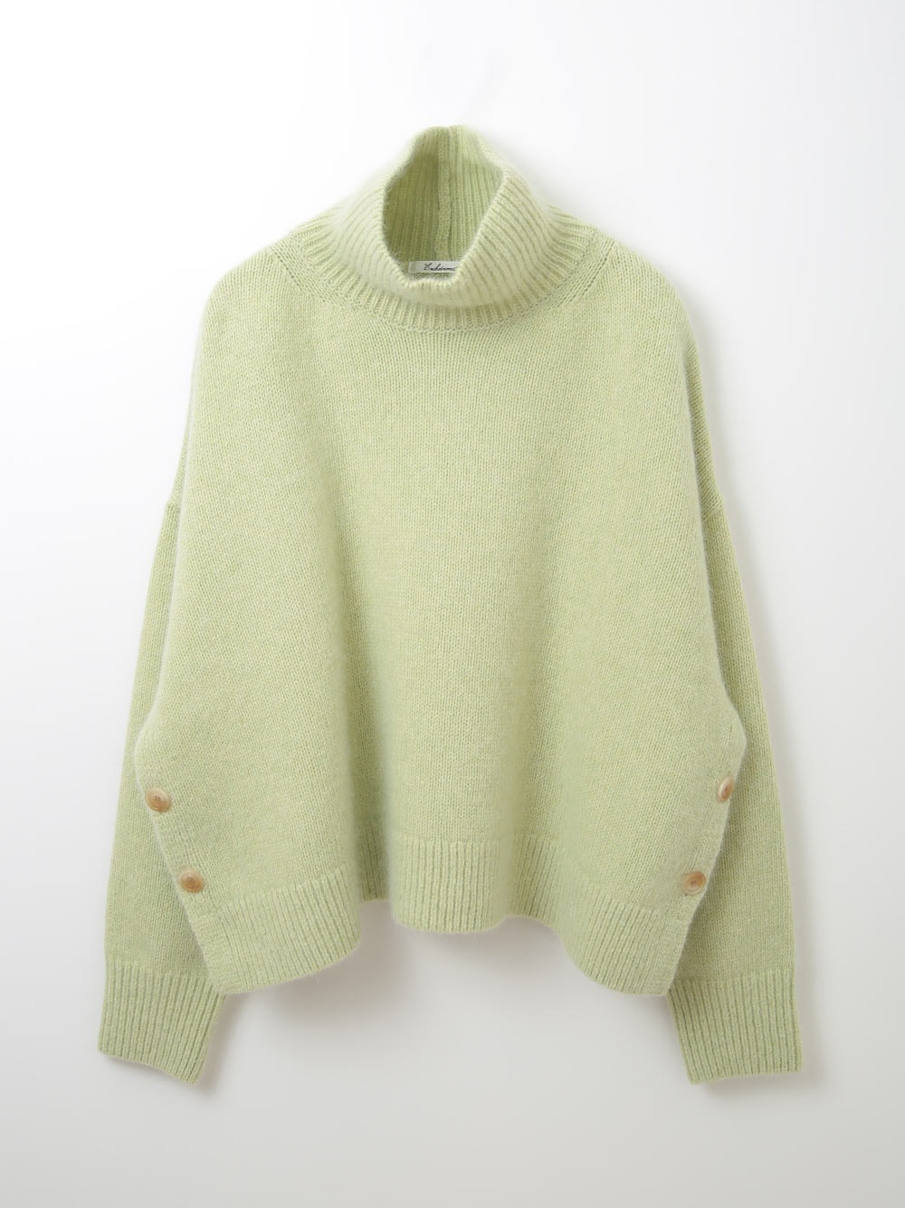 Wool  Turtleneck Knit(62ライトグリーン-フリー)