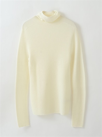 Wool High Neck Pullover