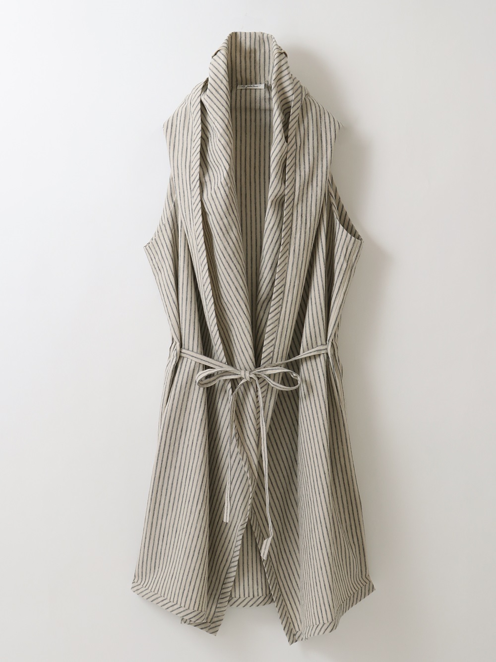 Linen long vest(82ベージュ-３６)