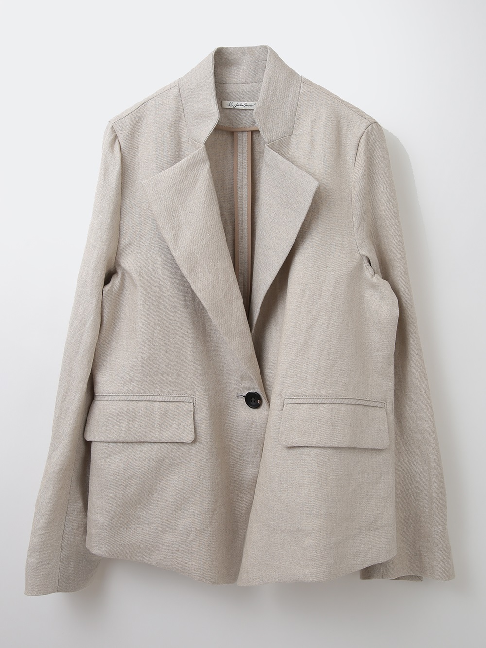 Linen Tailored Jacket(82ベージュ-３６)
