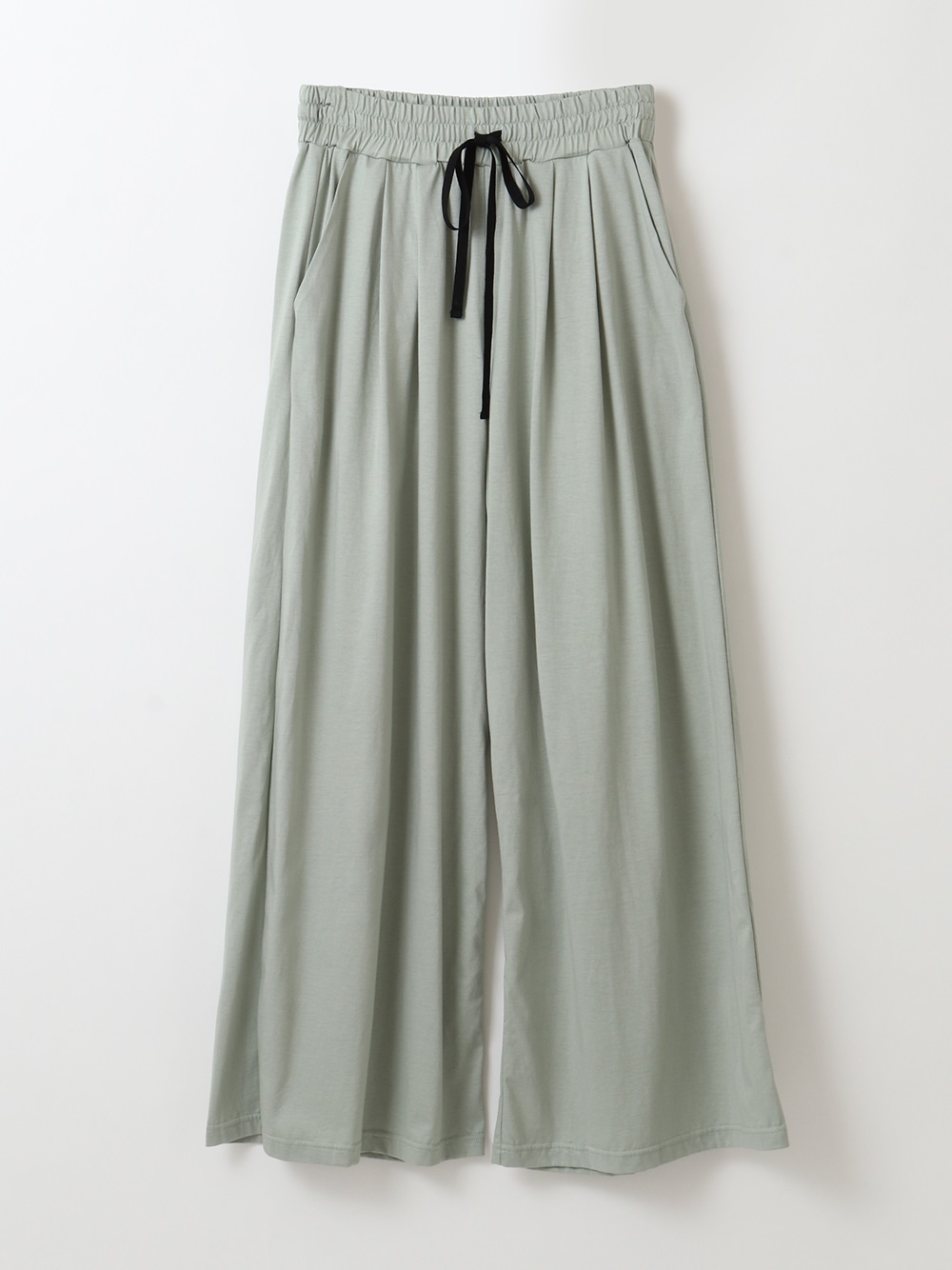 Cotton Jersey Wide Pants(63カーキグリーン-３６号)