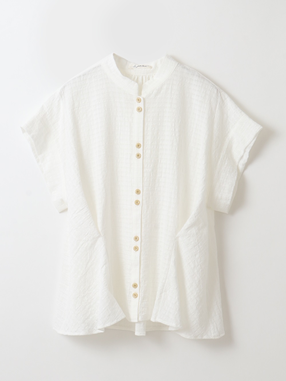 Front Tuck Shirt(02ホワイト-３６号)