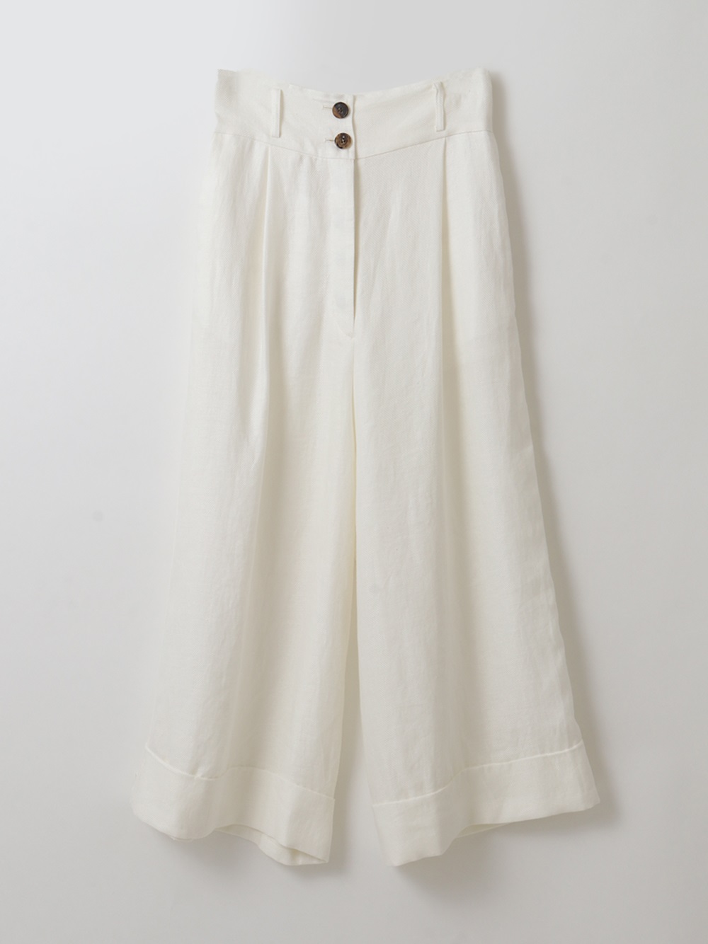 Linen Wide Pants(02ホワイト-３６号)